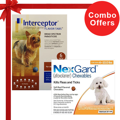 Buy Nexgard & Interceptor Combo Pack for Dogs Online at CanadaPetCare.com