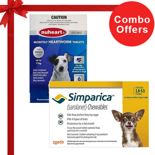 Buy Simparica + Nuheart (Generic Heartgard) for Dogs Online at ...