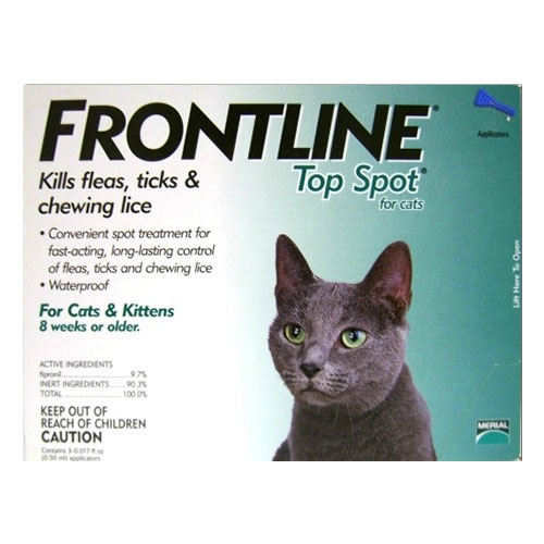 Buy Frontline Top Spot For Cats Green Free Shipping