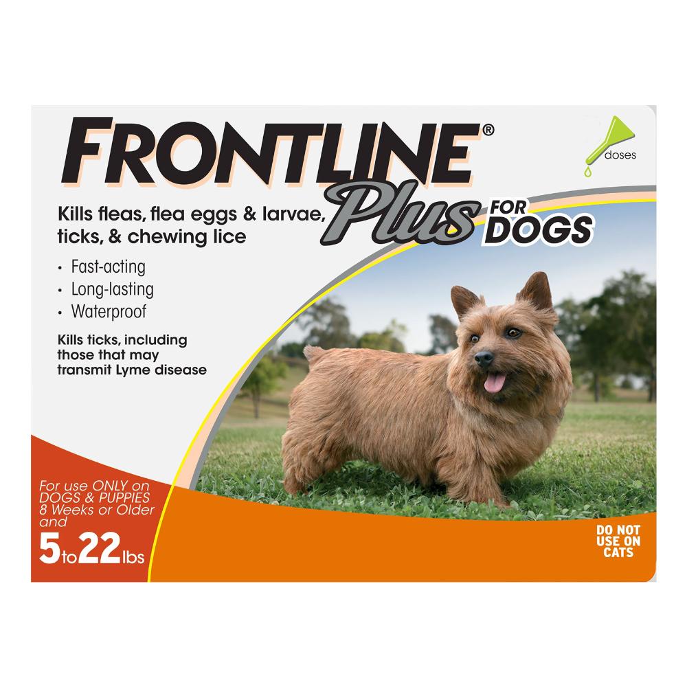 Buy Frontline Plus For Small Dogs Up To 22lbs Orange Free