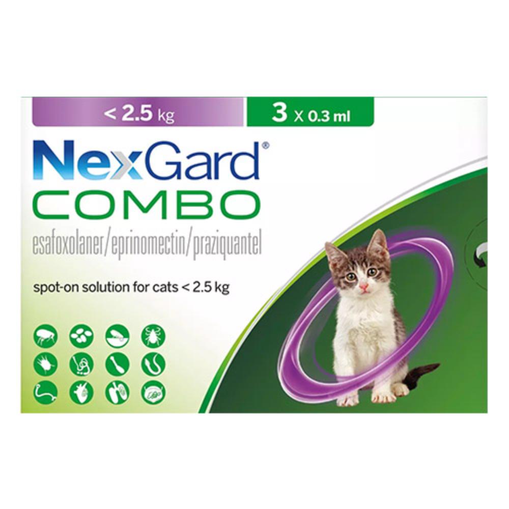 Buy Nexgard Combo For Cats Upto 5.5lbs - Free Shipping