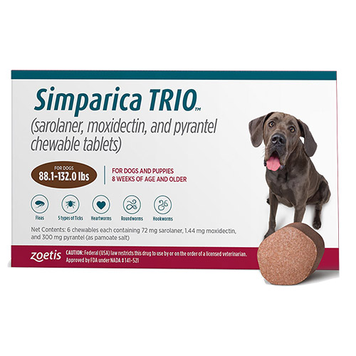 Buy Simparica TRIO for Dogs Online at CanadaPetCare.com