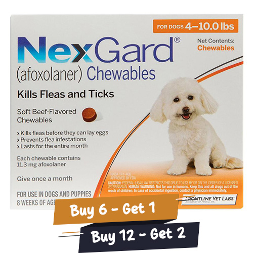 Nexgard Chewables for Dogs 3 Month Supply Fast Delivery