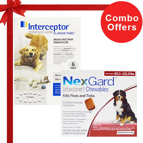 Buy Nexgard & Interceptor Combo Pack for Dogs Online at CanadaPetCare.com